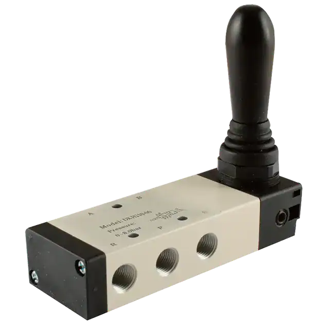 5/3 Lever Operated Directional Valve, Spring Return