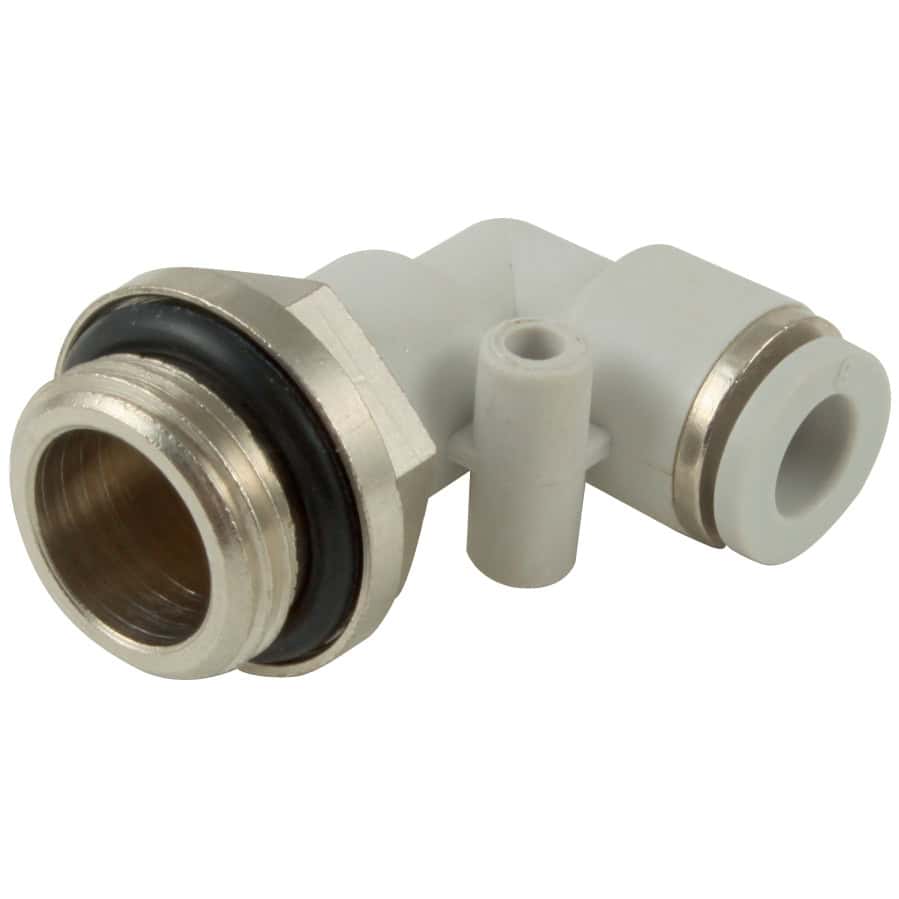 Push In Male Stud Swivel Elbow Parallel 1/2" BSPP x 12 O/D