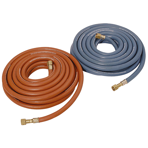 Oxygen and Acetylene Hose Sets 1/4" (6mm) I/D x 3/8" BSPP