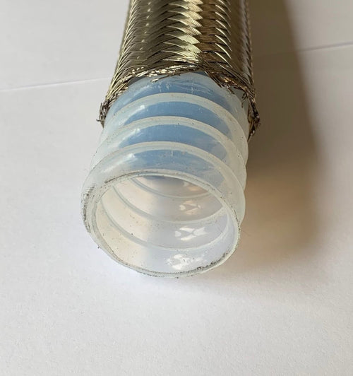 1" Convoluted Bore PTFE c/w Single Stainless Steel Braid