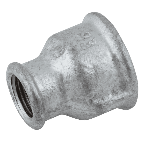 2" BSPP Female x 3/4" BSPP Female Galvanised Malleable Iron Reducing Socket