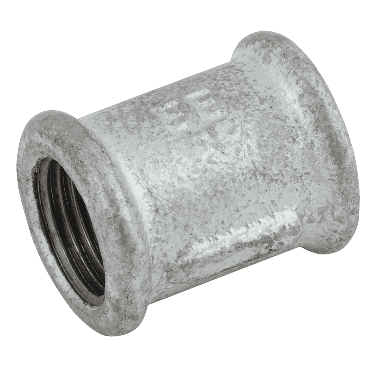 3/4" BSPP Galvanised Malleable Iron Female/Female Equal Socket