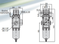 Air Filter/Regulator (3000 Lpm)