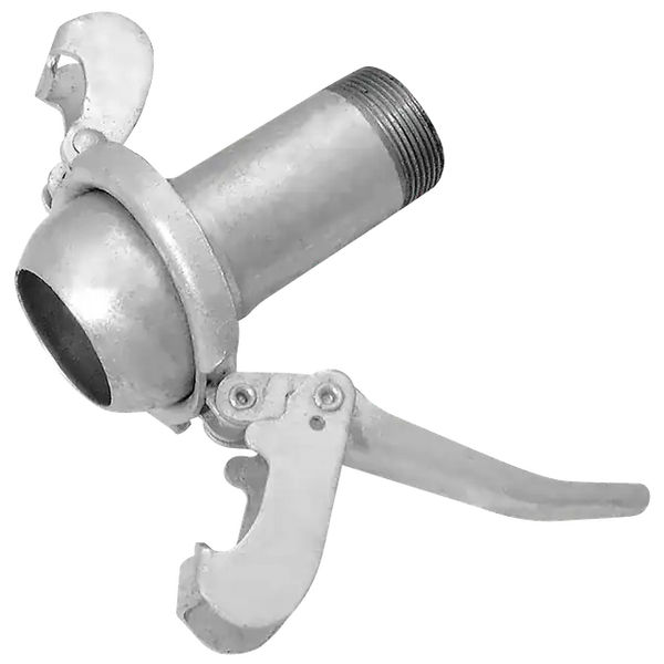 Lever Lock Bauer Type Male Coupling Half x BSPT Male Thread