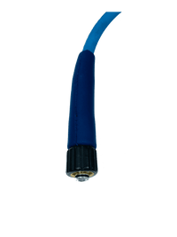 3/8" 2 Wire Blue Pressure Washer Hose, M22 Fem x M22 Fem