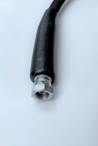 3/8" 2 Wire Black Pressure Washer Hose, M22 Fem x 3/8" BSPP Fem