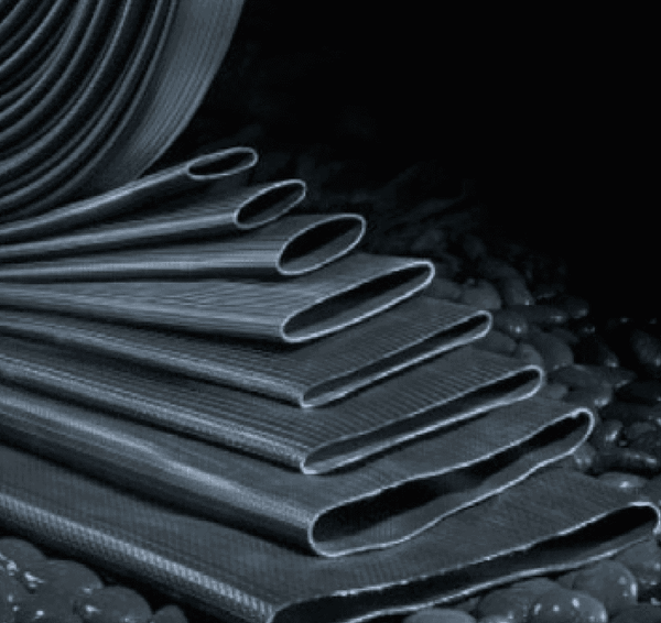 52mm (2") Bore Rubber Layflat Hose, 10 Bar
