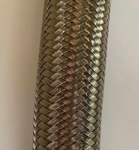 1/2" Convoluted Bore PTFE c/w Single Stainless Steel Braid