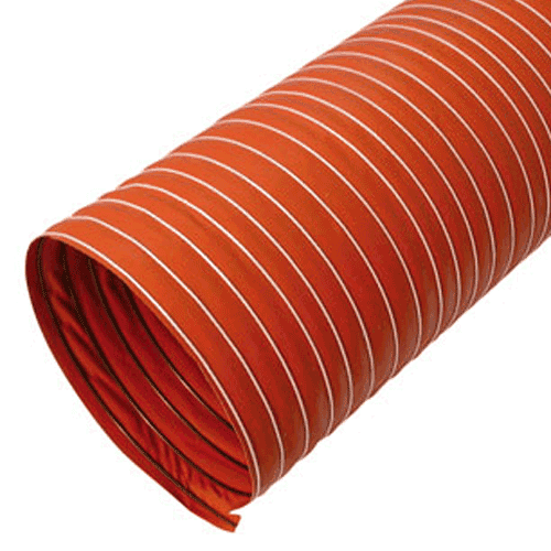 Single Ply Silicone Coated Glass Fabric Ducting x 4 Mtr