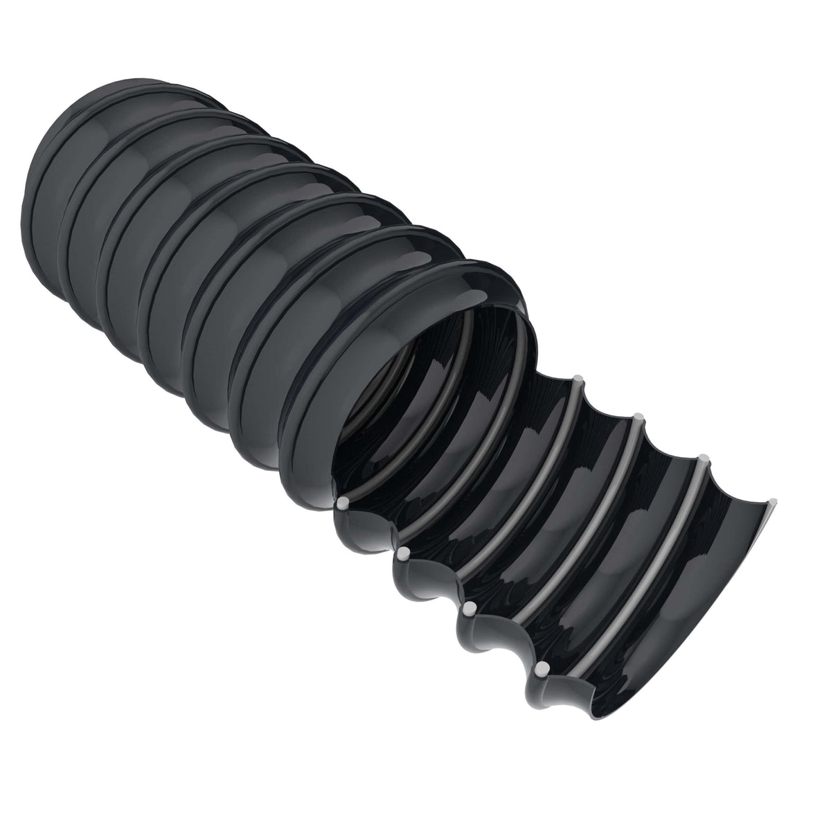 102mm Bore Vacuflex Lightweight Ducting x 10 Mtr