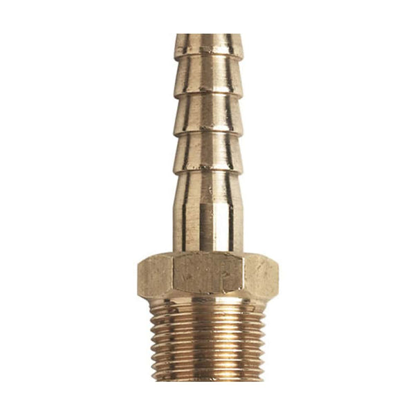 Brass Hose Tail 3/4" BSPT Male x 1/2" Hose